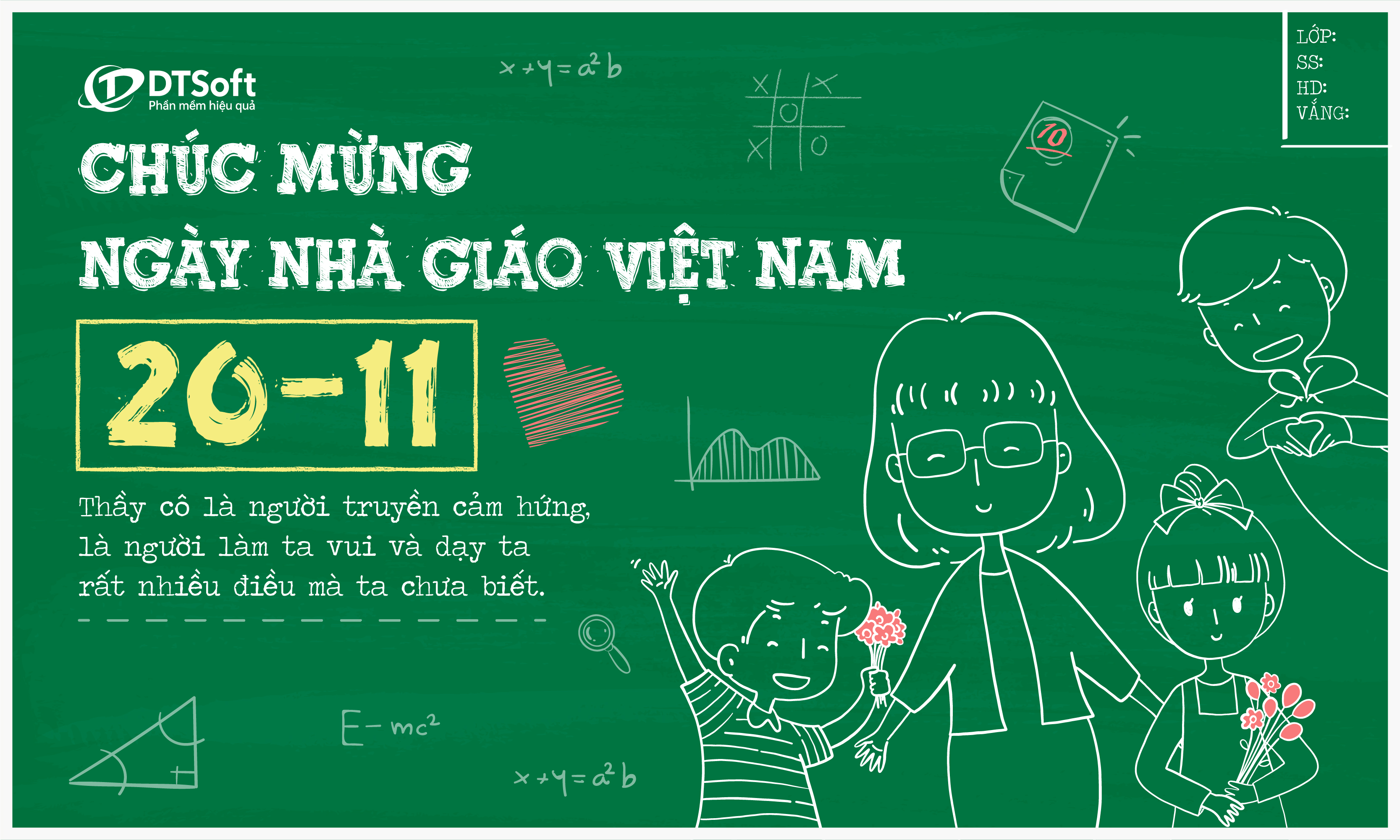 Chúc mừng Ngày Nhà Giáo Việt Nam 20/11