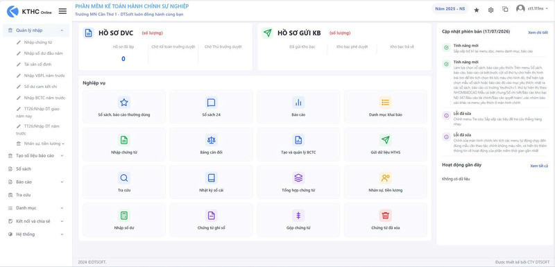 DTSoft - Phần mềm hỗ trợ kế toán trong công tác tổng hợp, kiểm tra và đối soát số liệu