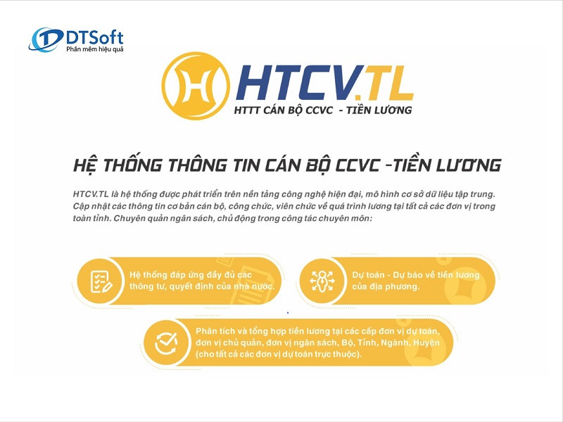 Tại sao nên lựa chọn phần mềm quản lý cán bộ DTSoft